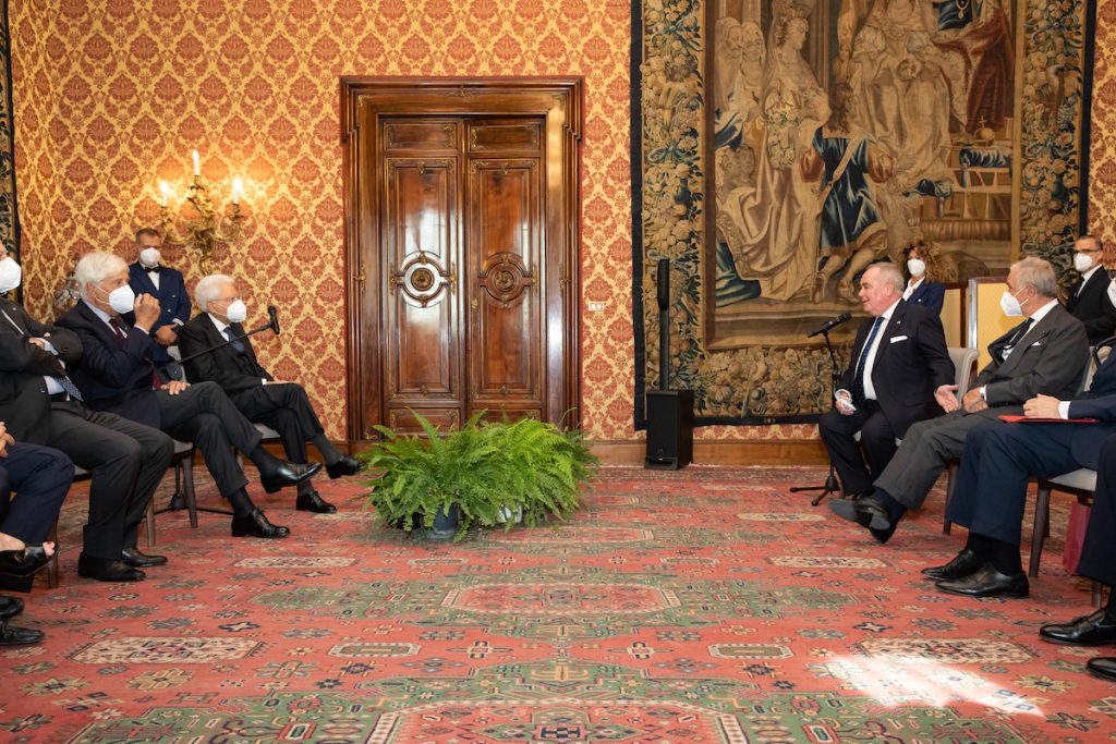 President Sergio Mattarella Receives Lieutenant Of The Grand Master Fra