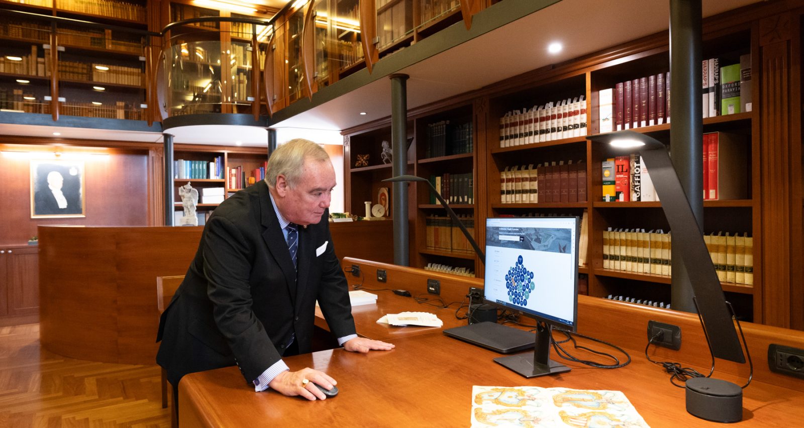 Grand Master inaugurates the new Magistral Archives portal